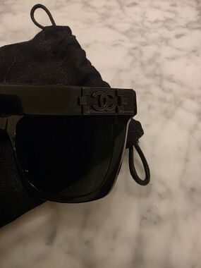 Chanel Black CC Logo Sunglasses - 5313 Lego Rare